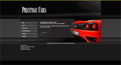 Desktop Screenshot of prestigecars.dk