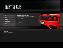 Tablet Screenshot of prestigecars.dk